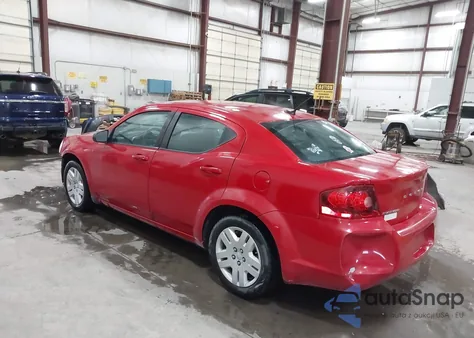 2012 Dodge Avenger Se z USA, uszkodzony, nr VIN 1C3CDZAB5CN294562